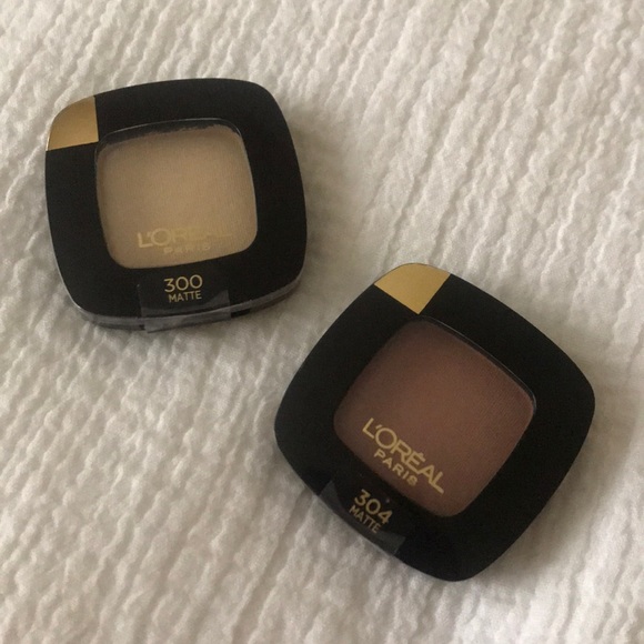 L’Oreal Paris eyeshadows in matte cream and brown - Picture 2 of 3